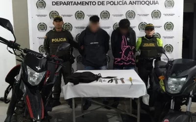 Tres delincuentes capturados en Rionegro